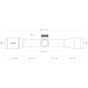 Hawke Optics - Vantage ~ 4x32 (Mil Dot)  - (14101)