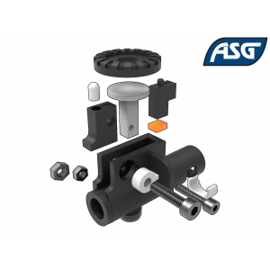 Airtech Studios Top-Down-Center (TDC) Bracket Integration Kit for: ASG Scorpion Evo Hop-up Chamber