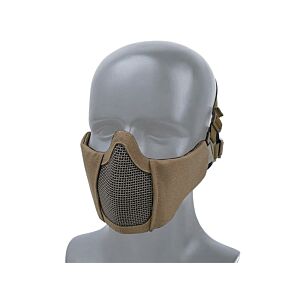 Big Foot Steel Half Face Mesh Mask (Kids/Mini Version - Tan)