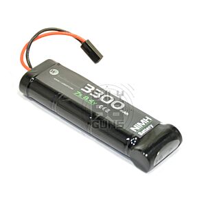 WE Battery 3300mAh NiMH 8.4V (153mm Length) (3x2 + 1)